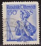 Austria 1948 Personajes 1,50 S Azul Scott 543. Austria 543. Subida por susofe